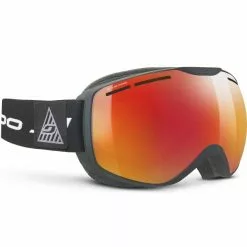 Masques De Ski JULBO ISON XCL BLACK/RED GLARE CONTROL FLASH RED 23 Noir / Rouge