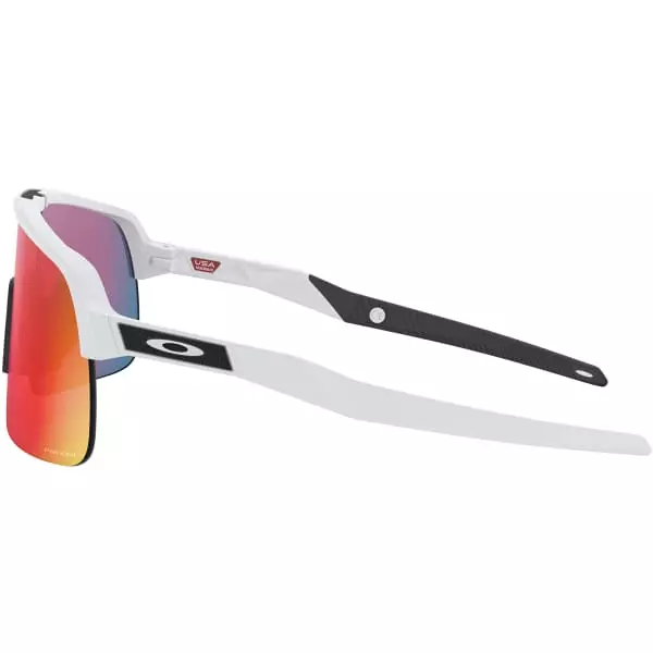 Lunettes De Soleil Sport OAKLEY SUTRO LITE MATTE WHITE PRIZM ROAD 22 Blanc / Rouge 3 Lunettes De Soleil Sport OAKLEY SUTRO LITE MATTE WHITE PRIZM ROAD 22 Blanc / Rouge – Image 3