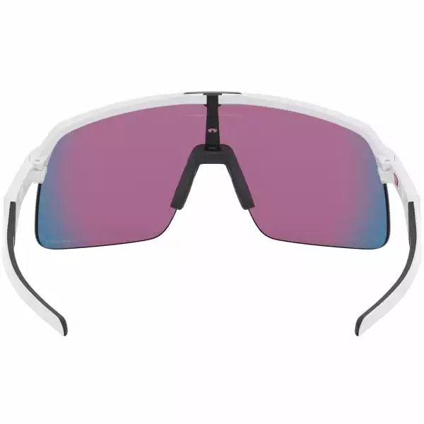 Lunettes De Soleil Sport OAKLEY SUTRO LITE MATTE WHITE PRIZM ROAD 22 Blanc / Rouge 4 Lunettes De Soleil Sport OAKLEY SUTRO LITE MATTE WHITE PRIZM ROAD 22 Blanc / Rouge – Image 4