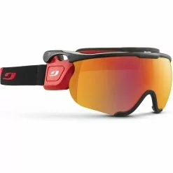 Visières Ski De Fond JULBO SNIPER EVO M SPECTRON 2 BLACK / RED 23 Noir / Rouge