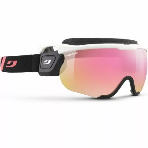 Visières Ski De Fond JULBO SNIPER EVO M REACTIV WHITE / BLACK 23 Noir / Rose -Optique Sécurité Soldes 9 92895 sniper evo m reactiv blanc noir 22 j69136101 01