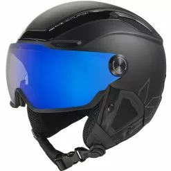Casques Ski BOLLE V-LINE BLACK MATTE PHOTOCHROMIC BLUE CAT 1 TO 3 23 Noir