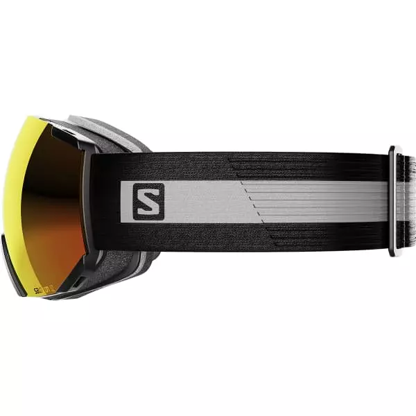 Masques De Ski SALOMON RADIUM ML BK/MID RED 22 Noir / Jaune 2 Masques De Ski SALOMON RADIUM ML BK/MID RED 22 Noir / Jaune – Image 2