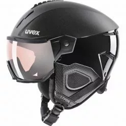Casques Ski UVEX INSTINCT VISOR PRO VARIO BLACK 23 Noir