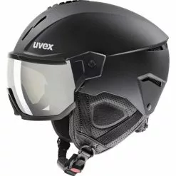 Casques Ski UVEX INSTINCT VISOR BLACK MAT 23 Noir