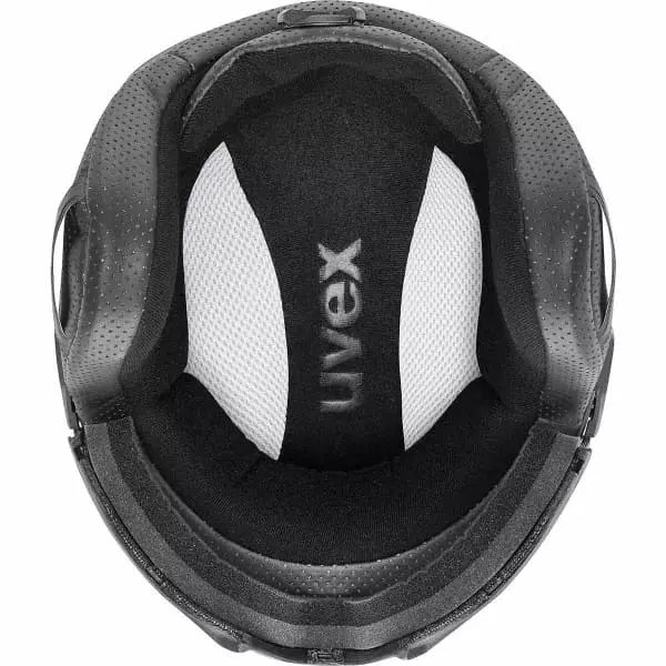 Casques Ski UVEX INSTINCT VISOR WHITE BLACK 23 Blanc 5 Casques Ski UVEX INSTINCT VISOR WHITE BLACK 23 Blanc – Image 5