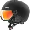 Casques Ski UVEX WANTED VISOR BLACK MAT 23 Noir