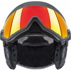 Casques Ski UVEX WANTED VISOR BLACK MAT 23 Noir -Optique Sécurité Soldes 9 93772 wanted visor black mat 566262 10 03