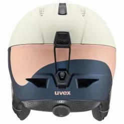 Casques Ski UVEX ULTRA PRO ABSTRACT 23 Beige / Rose / Bleu -Optique Sécurité Soldes 9 93777 ultra pro abstract 566249 70 03