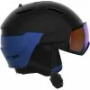 Casques Ski SALOMON DRIVER BLACK/ESTATE BLUE/SOLAR 22 Noir / Bleu