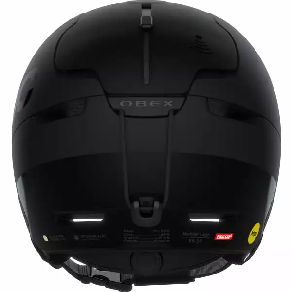 Casques Ski POC OBEX BC MIPS URANIUM BLACK MATT 23 Noir 3 Casques Ski POC OBEX BC MIPS URANIUM BLACK MATT 23 Noir – Image 3