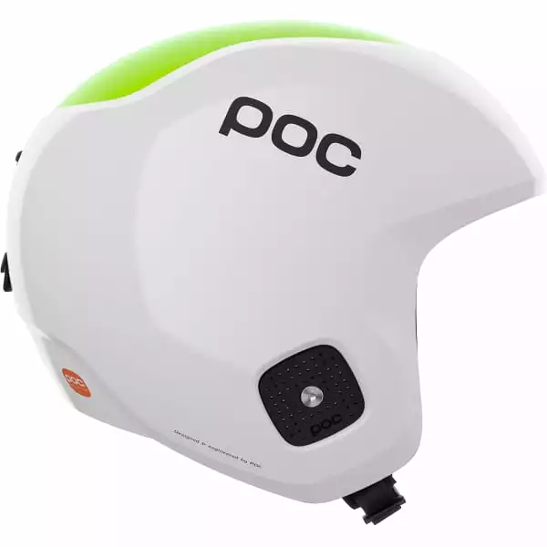 Casques Ski POC SKULL DURA JR HYDROGEN WHITE/FLUORESCENT YELLOW/GREEN 23 Blanc / Vert 3 Casques Ski POC SKULL DURA JR HYDROGEN WHITE/FLUORESCENT YELLOW/GREEN 23 Blanc / Vert – Image 3