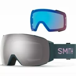 Masques De Ski SMITH AS I/O MAG EVERGLADE CPS PLATINUM MIRROR 22 Vert / Gris