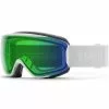 Masques De Ski SMITH MOMENT W WHITE VAPOR CP EVERYDAY GREEN MIRROR 22 Bleu / Blanc / Vert