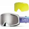 Masques De Ski SMITH RIOT POLAR VIBRANT CPS PLATINUM MIRROR 22 Bleu / Violet / Blanc