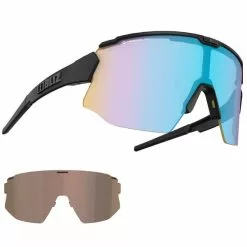 Lunettes De Soleil Sport BLIZ BREEZE NANO OPTICS NORDIC LI BLACK 22 Noir / Bleu / Orange