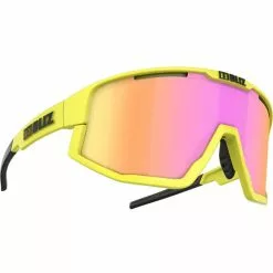 Lunettes De Soleil Sport BLIZ FUSION MATT NEON YELLOW 22 Jaune / Violet