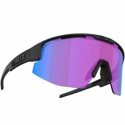 Lunettes De Soleil Sport BLIZ MATRIX NANO OPTICS NORDIC LI BLACK & BEGONIA W BLUE MULTI 22 Violet / Noir