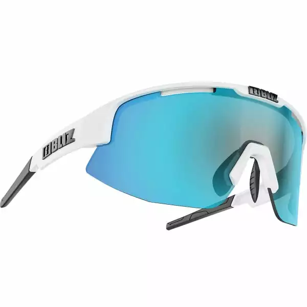 Lunettes De Soleil Sport BLIZ MATRIX M11 SHINY WHITE 22 Bleu / Blanc 1 Lunettes De Soleil Sport BLIZ MATRIX M11 SHINY WHITE 22 Bleu / Blanc