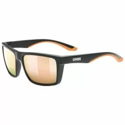 Lunettes De Soleil Sport UVEX LGL 50 CV BLACK MAT 21 Noir / Orange