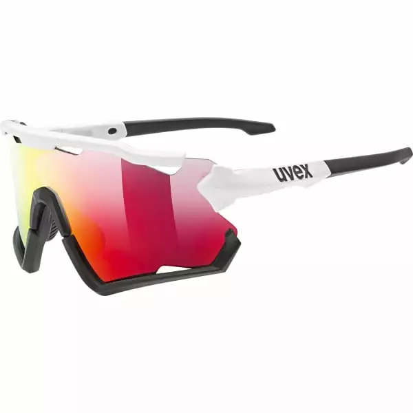 Lunettes De Soleil Sport UVEX SPORTSTYLE 228 WHITE BLK 21 Blanc / Noir / Rouge 1 Lunettes De Soleil Sport UVEX SPORTSTYLE 228 WHITE BLK 21 Blanc / Noir / Rouge