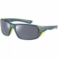 Lunettes De Soleil Sport CEBE JORASSES L PETROL LIME MATTE-ZONE BROWN SILVER AF 22 Vert