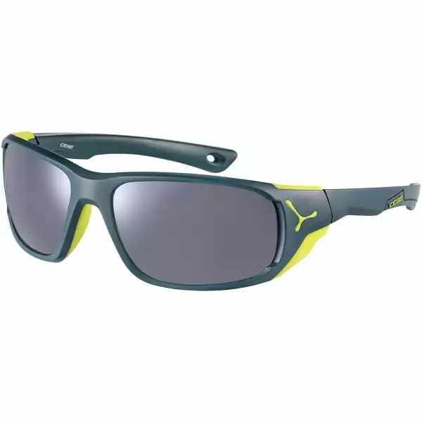 Lunettes De Soleil Sport CEBE JORASSES M GREY LIME MATTE-ZONE BROWN SILVER AF 22 Bleu / Vert 1 Lunettes De Soleil Sport CEBE JORASSES M GREY LIME MATTE-ZONE BROWN SILVER AF 22 Bleu / Vert