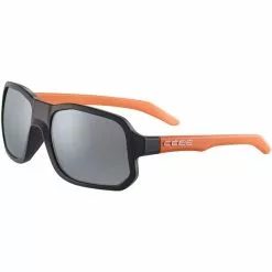 Lunettes De Soleil Sport CEBE OUTSPEED ORANGUBERANCE BLACK MATTE-ZONE GREY SILVER 22 Noir / Orange