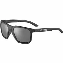 Lunettes De Soleil Lifestyle CEBE SLEEPWALKER BLACK TRANSLUCENT MATTE-ZONE POLARIZED GREY SILVER 22 Noir