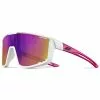 Lunettes De Soleil Sport JULBO FURY S BLANC/ROSE 3CF FL ROSE 22 Blanc / Rose