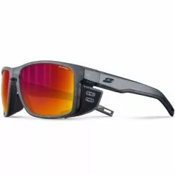 Lunettes De Soleil Sport JULBO SHIELD BLACK T/POLAR BLACK 3CF 22 Noir / Rouge