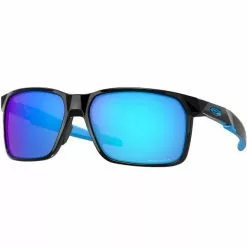 Lunettes De Soleil Sport OAKLEY PORTAL X POL BLK W/ PRIZM SAPPHIRE 22 Noir / Bleu