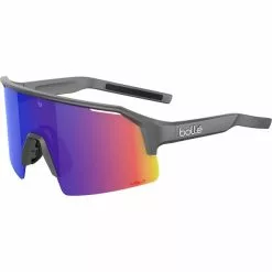 Lunettes De Soleil Sport BOLLE C-SHIFTER TITANIUM MATTE VOLT ULTRAVIOLET 22 Gris / Violet