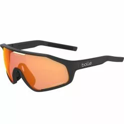 Lunettes De Soleil Sport BOLLE SHIFTER BLACK MATTE PHANTOM BROWN RED PHOTOCHROMIC 22 Noir / Orange